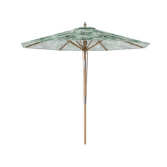 270 cm Patio Umbrella Market Table Umbrella with Push Button Tilt-Green