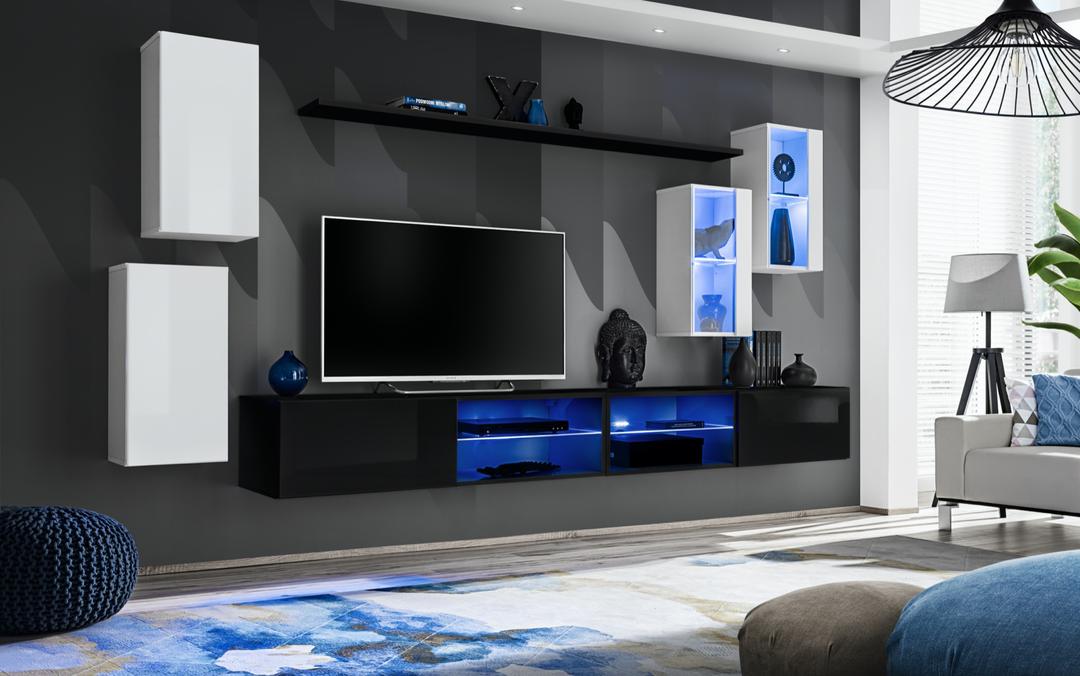 Switch XXV Wall Entertainment Unit For TVs Up To 75"