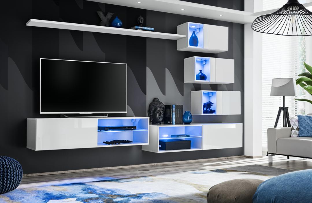 Switch XXIV Wall Entertainment Unit For TVs Up To 49"