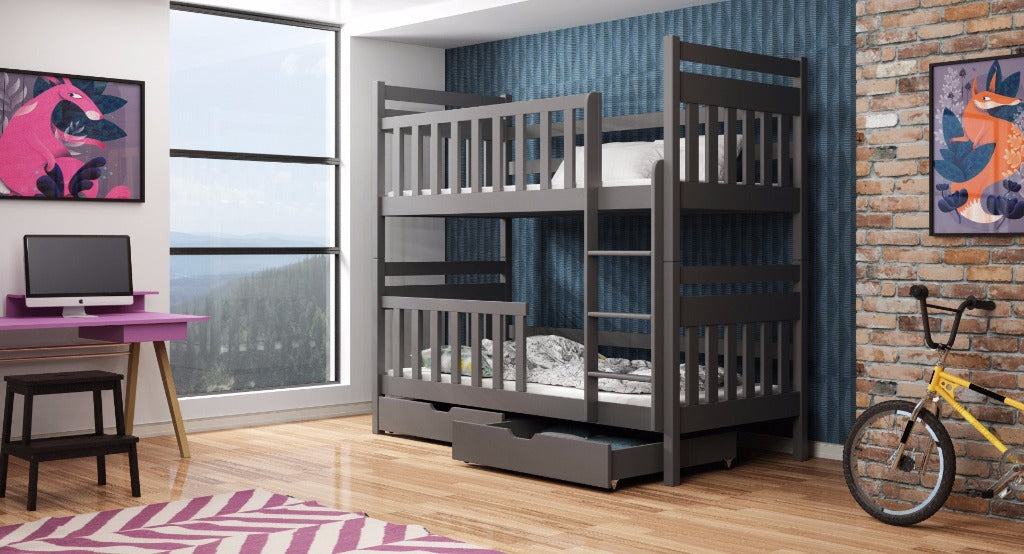 Wooden Bunk Bed Monika with Storage - product image 9