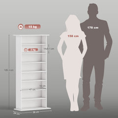 HOMCOM 360 CD Storage Unit - White