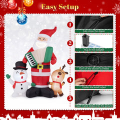 3-Pack 8 FT Inflatable Christmas Decorations, image 7
