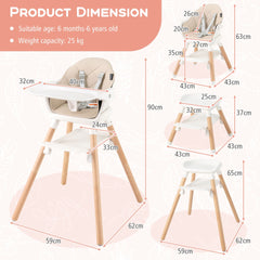 3 in 1 High Chairs in Beige, image 5