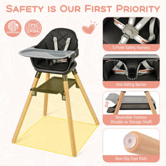 3 in 1 High Chairs in Black, image 7