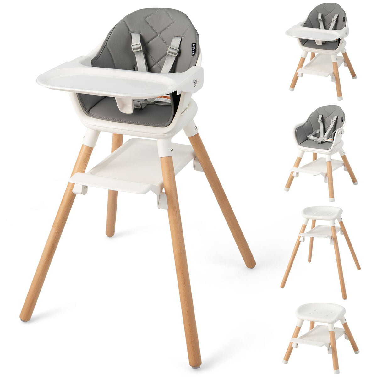 3 in 1 High Chairs in White