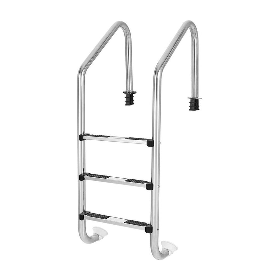3-Step 304 Stainless Steel Swimming Pool Ladder with Non-slip Steps and Handrails