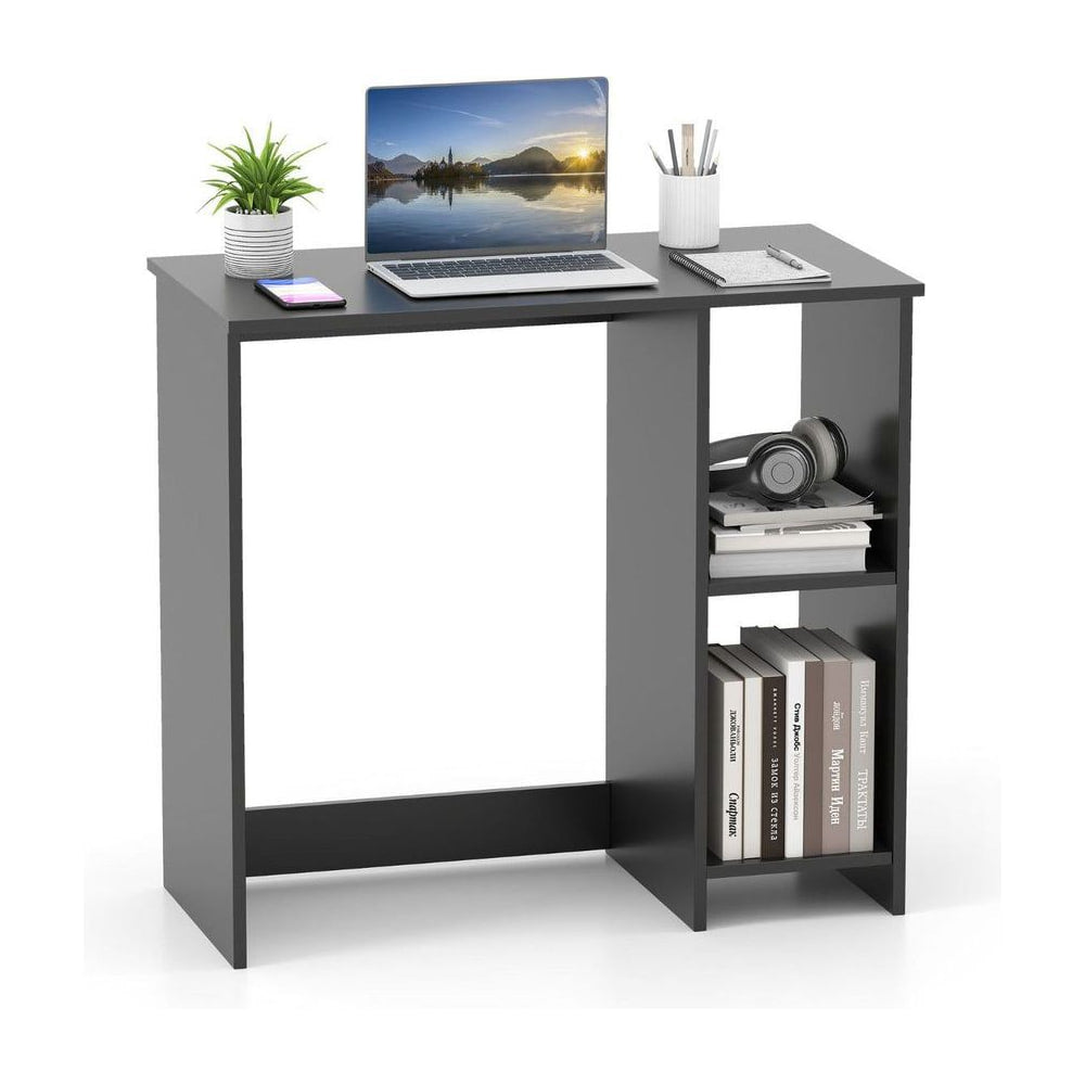 31.5 Inch Home Office Desk for Small Space in Black