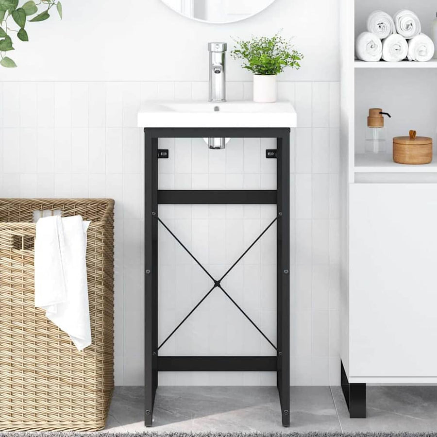 Bathroom Washbasin Frame Black