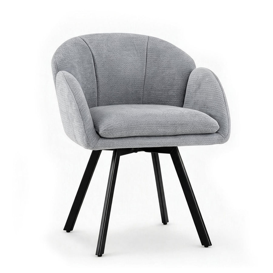 360° Swivel Accent Chair in Grey