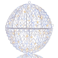 3 Pieces Lighted Christmas Balls with Light Color and 8 Dynamic Modes