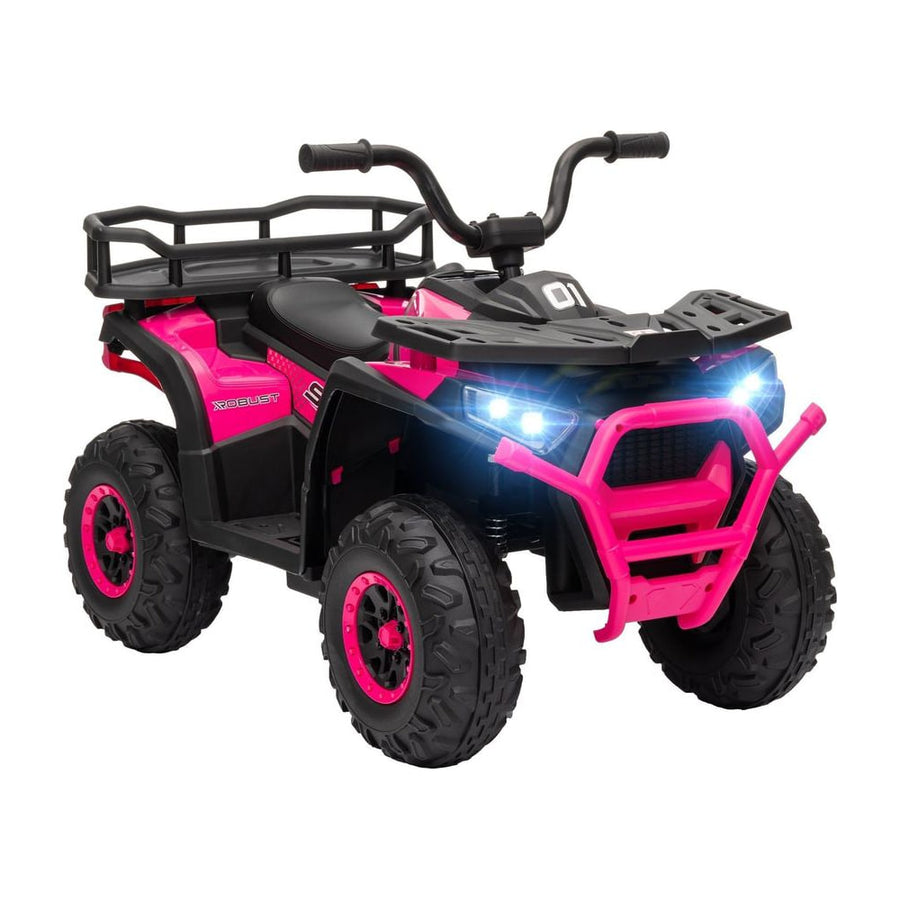 AIYAPLAY 12V Kids Electric Ride on ATV in Pink