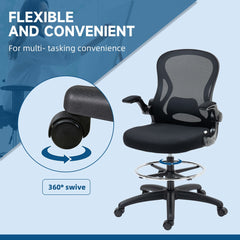 The office chair focusing on the swivel base and smooth rolling castor wheels