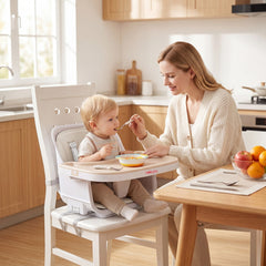 4-in-1 Convertible Baby High Chair in Beige