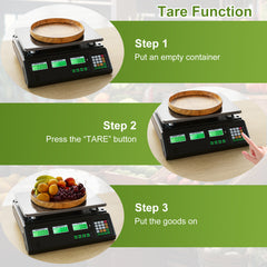 40kg Price Computing Scale with Counting Function