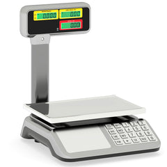 40kg Price Computing Scale with Pole Dual LCD Display and Counting Function