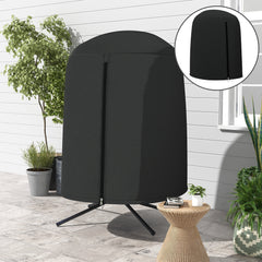 Outsunny 190 x a128cm Hanging Egg Chair Furniture Cover - Black