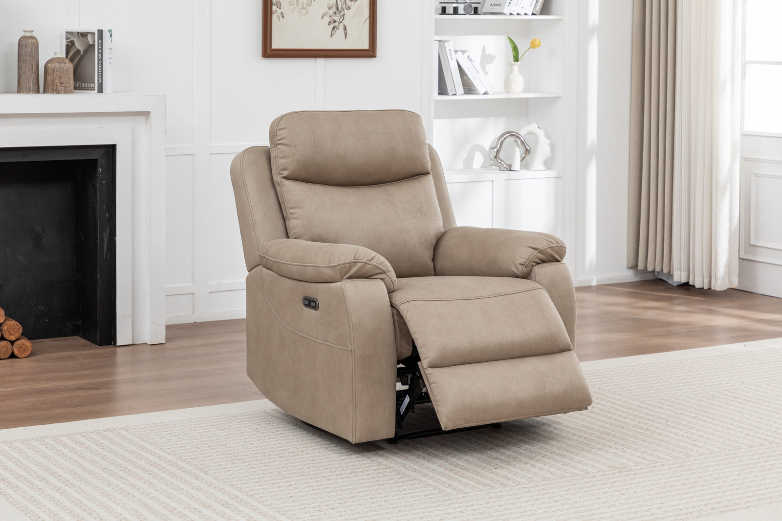 Corley 2 Seater Sofa Beige Stone (Recliner)