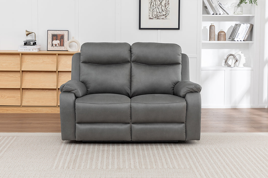 Corley 3 Seater Sofa Grey (Recliner)