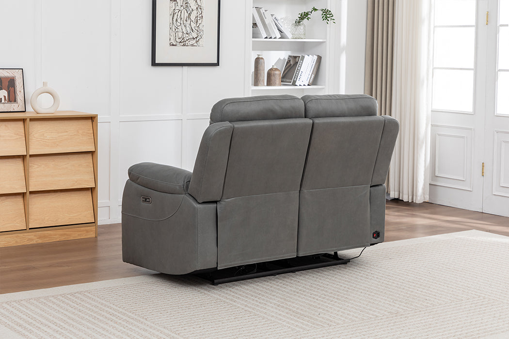 Corley 3 Seater Sofa Grey (Recliner)