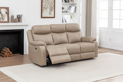 Corley 3 Seater Sofa Beige Stone (Recliner)