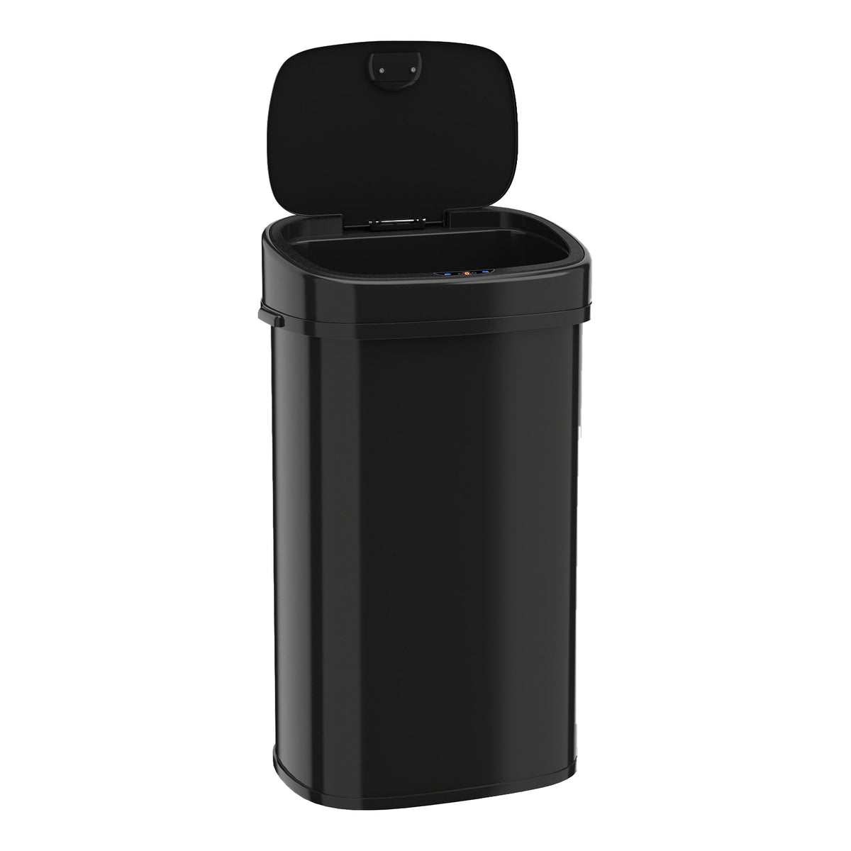 58L Trash Can with Dual-Zone Design Automatic Touchless Waste Bin-Black