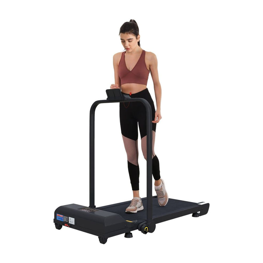 HOMCOM 2.5HP Walking Pad Treadmill, Folding Under Desk Treadmill, Walking Machine, 1-10km/h, with Remote Control