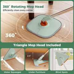 6 PCS Microfibre Mop Pads