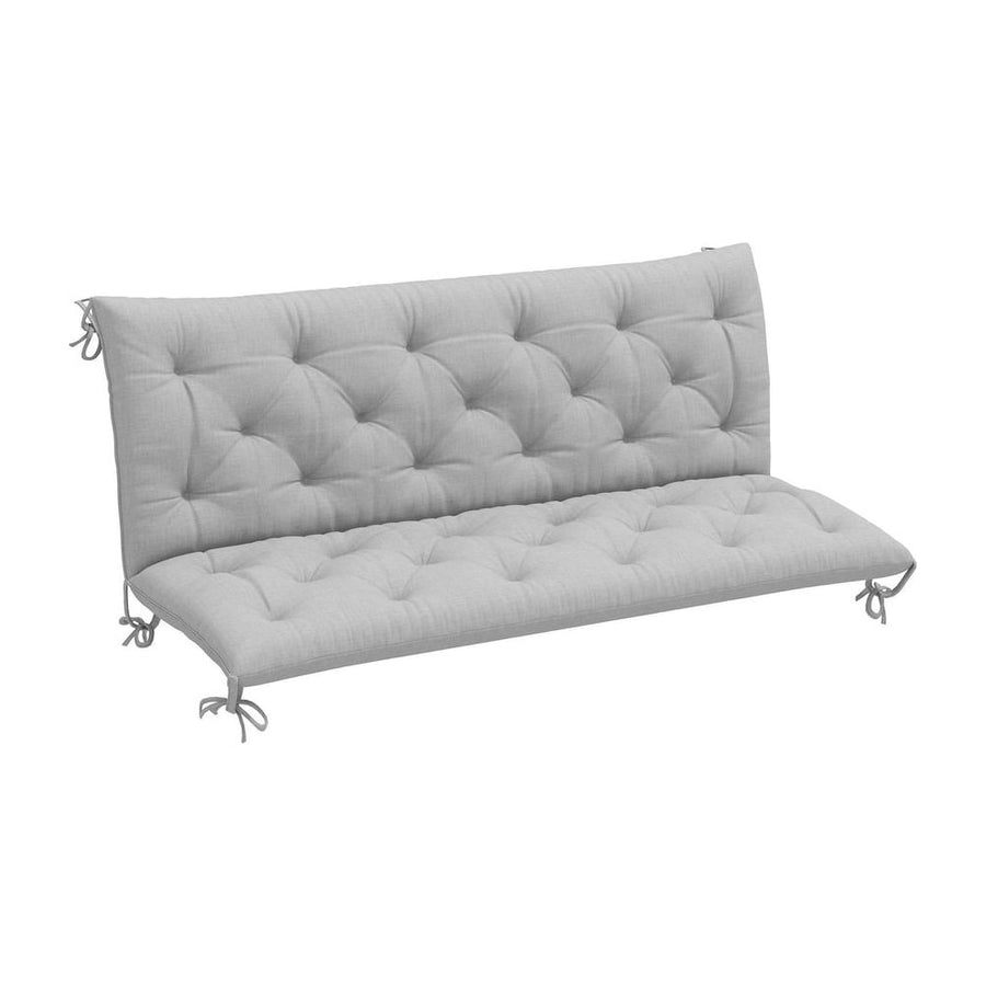 Outsunny Three-Seater Bench Cushion - Light Grey