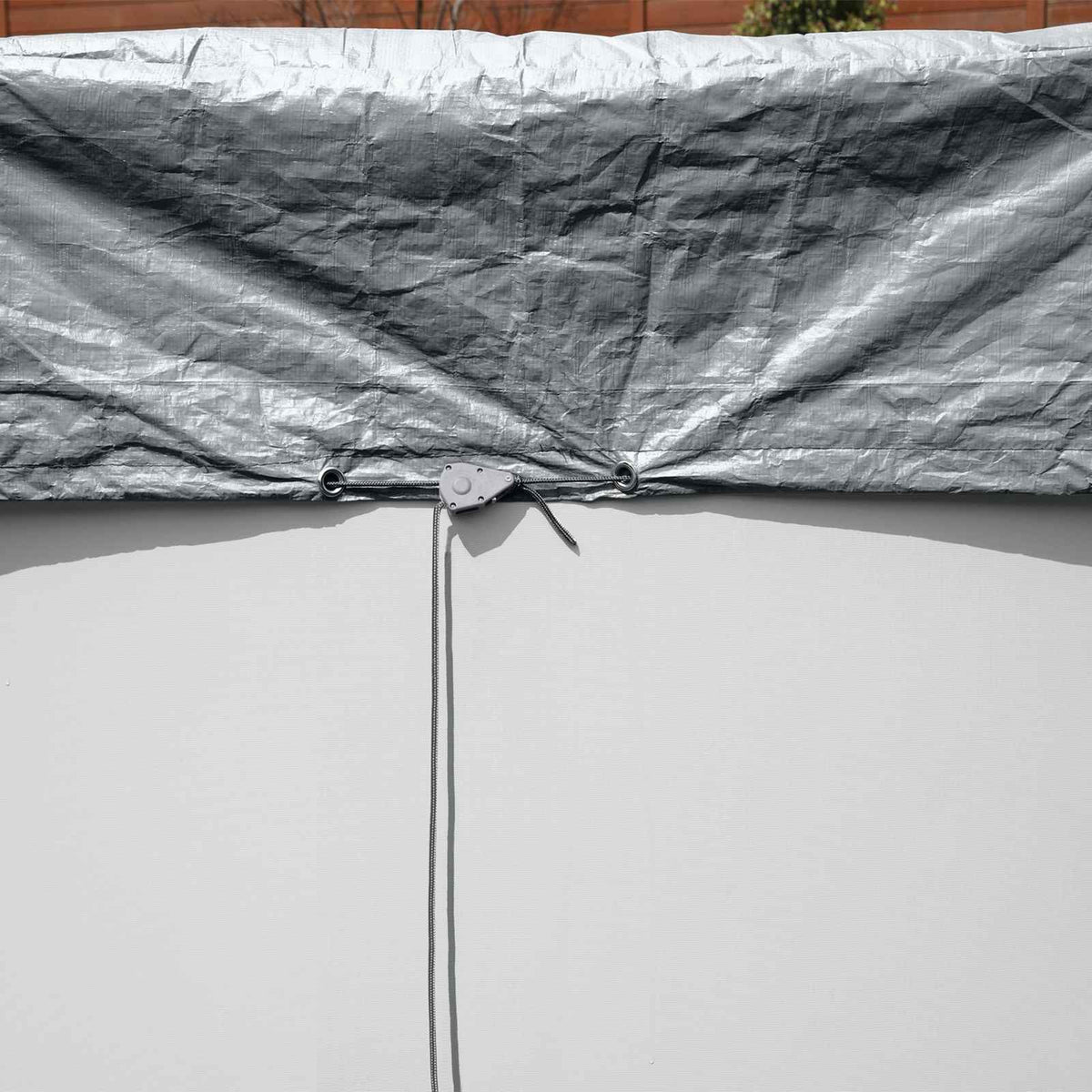 Bestway Pool Cover Ø6.1 Round Polyester Grey 4.27 m