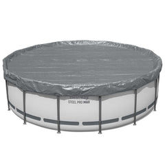 Bestway Pool Cover Ø4.27 m Round Polyester Grey 2