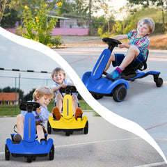 6V Electric Ride on Drift Car for Kids Aged 3-8 Years Old-Blue