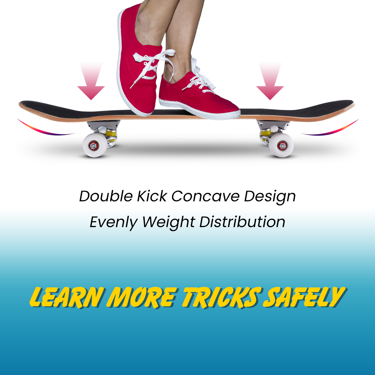 79cm Skateboard Complete Cruiser Standard for Children-Blue