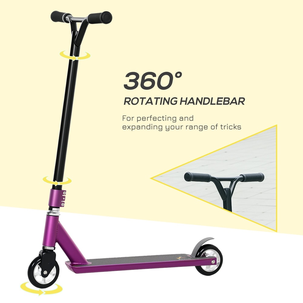 HOMCOM Stunt Scooter in Purple