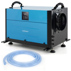 80L/Day Crawl Space Dehumidifier Commercial Dehumidifier with 3 Modes-Blue