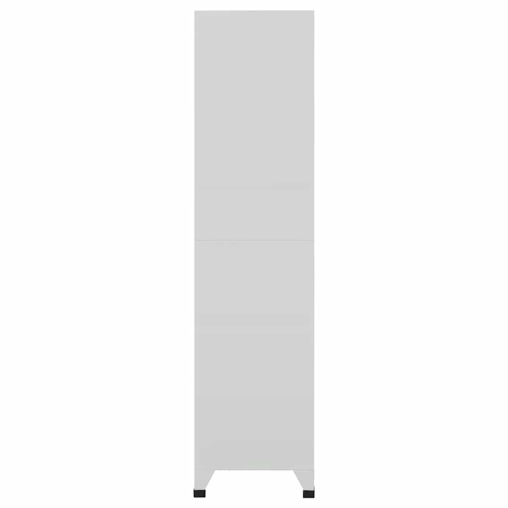 vidaXL Locker Cabinet | Grey | High-quality steel | Large | Locker Cabinet 4