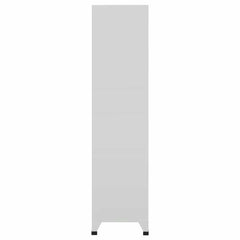 vidaXL Locker Cabinet | Grey | High-quality steel | Large | Locker Cabinet 4