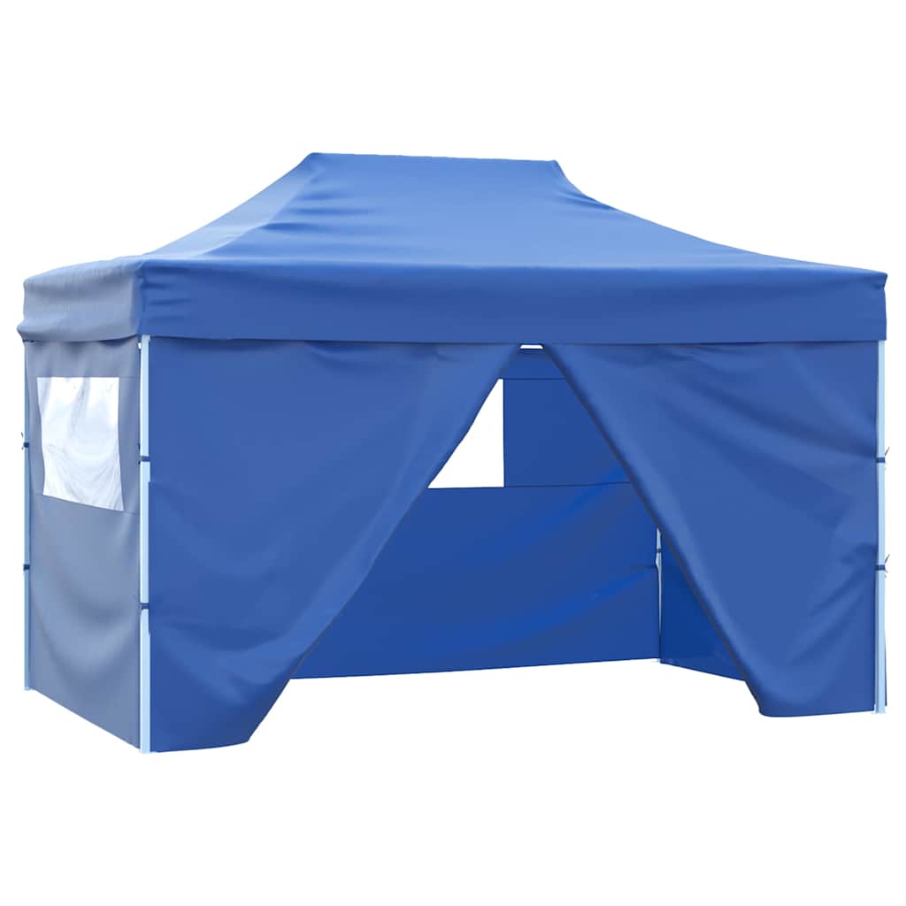 vidaXL Marquee | Blue | 600D Oxford fabric with PVC coating, Powder-coated steel 1