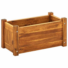 vidaXL Raised Bed | Brown | Acacia wood with oil finish | Compact | Durable 2
