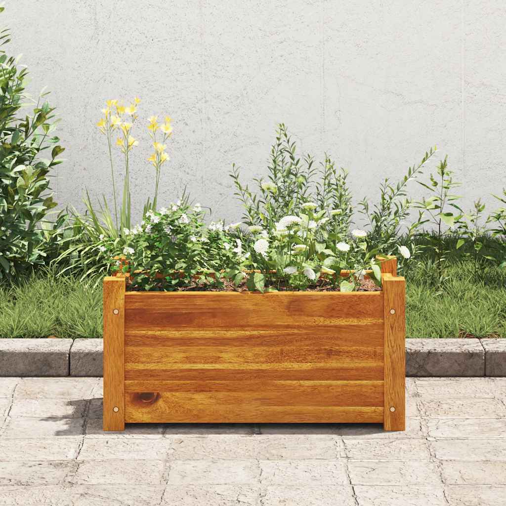 vidaXL Raised Bed | Brown | Acacia wood with oil finish | Compact | Durable 1