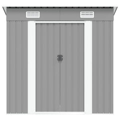 Garden Shed Metal Grey