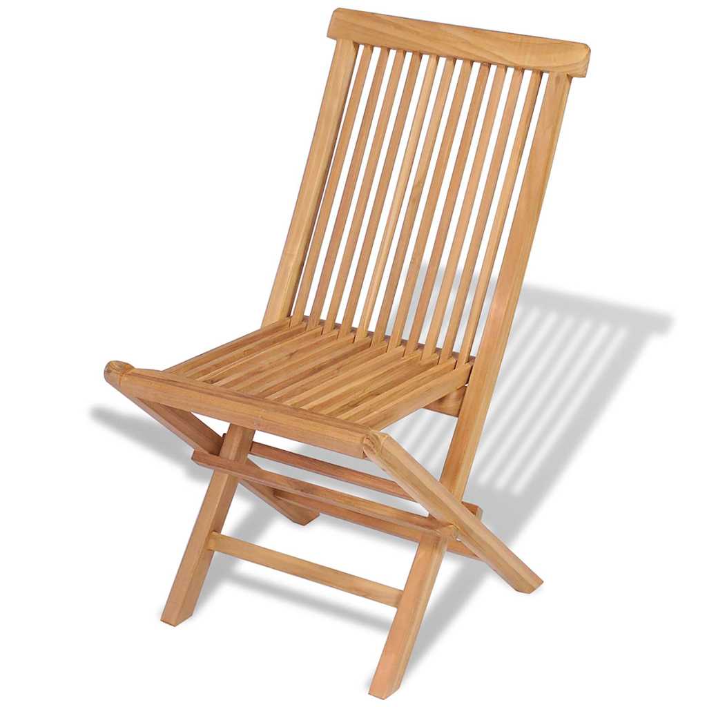 Folding Chairs Solid Teak Wood 4