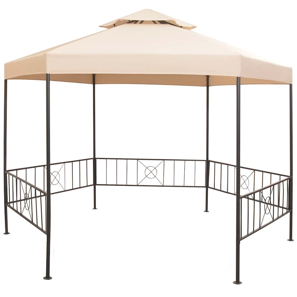 Garden Gazebo 323x275x265 cm Beige