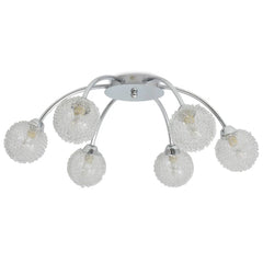 vidaXL Ceiling Lamp with 6 LED Bulbs G9 240 W 4