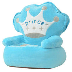 Plush Children's Chair Brown Prince