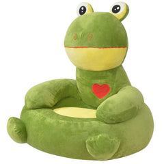 vidaXL Plush Children's Chair Brown