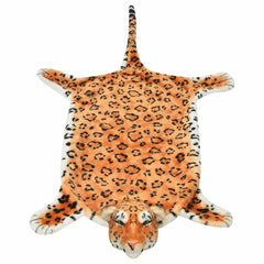 vidaXL Leopard Carpet Plush 139 cm Brown 2