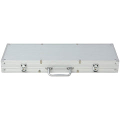 vidaXL Poker Set with 500 Chips Aluminium 5