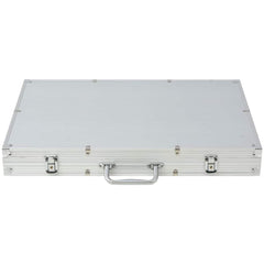 vidaXL Poker Set with 1000 Chips Aluminium 5