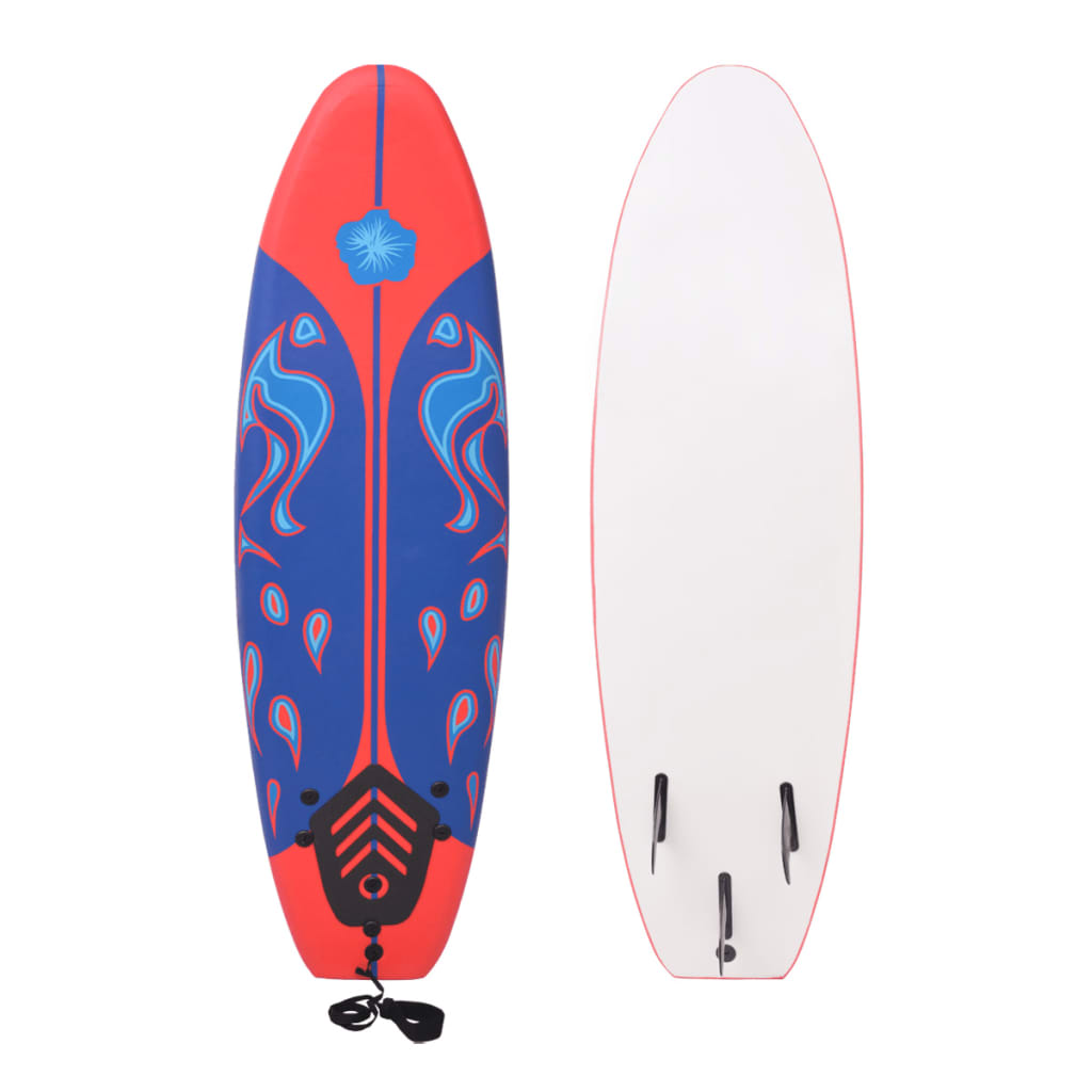 Surfboard 170 cm Blue and red
