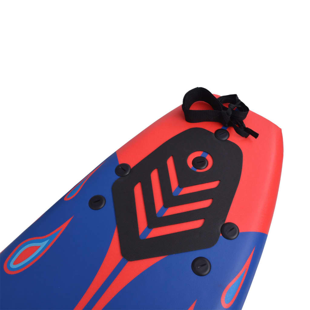 Surfboard 170 cm Blue and red